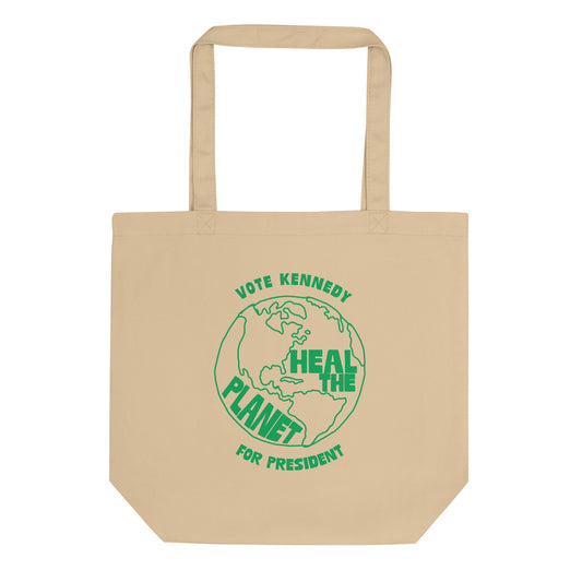 Heal the Planet Organic Tote Bag - TEAM KENNEDY. All rights reserved