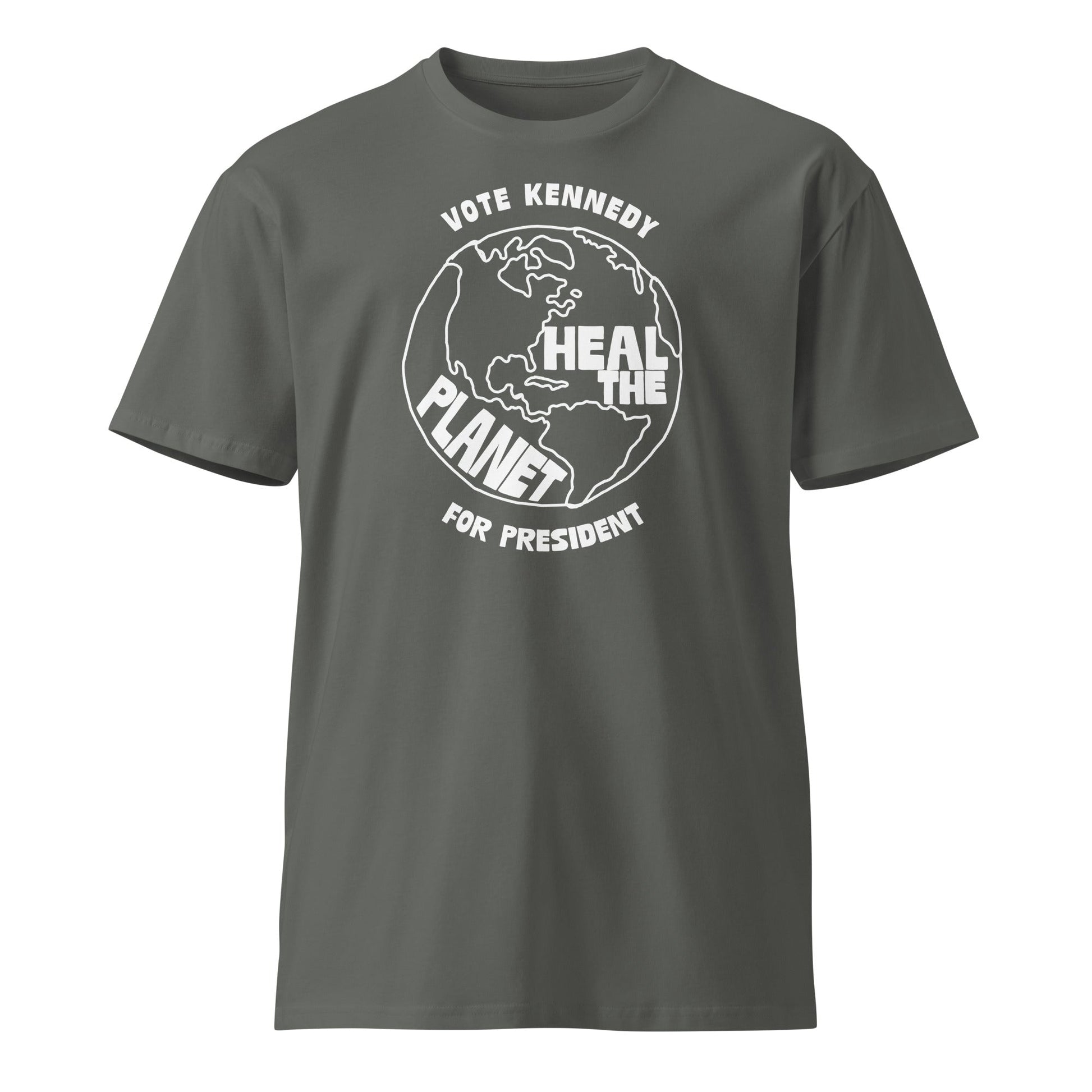 Heal the Planet Unisex Premium Tee - TEAM KENNEDY. All rights reserved