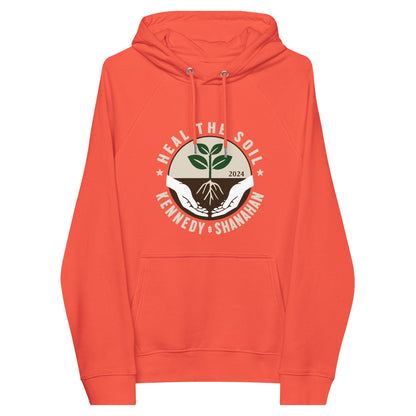 Heal the Soil Unisex Eco Raglan Hoodie - Team Kennedy Official Merchandise