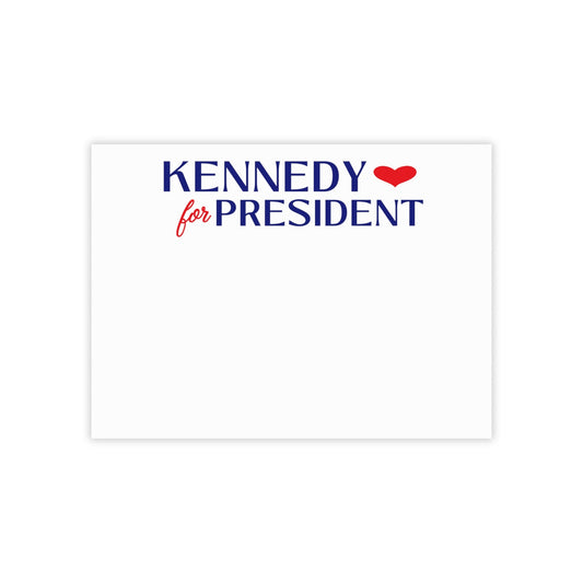 I Heart Kennedy for President Post - it® Note Pads - TEAM KENNEDY. All rights reserved