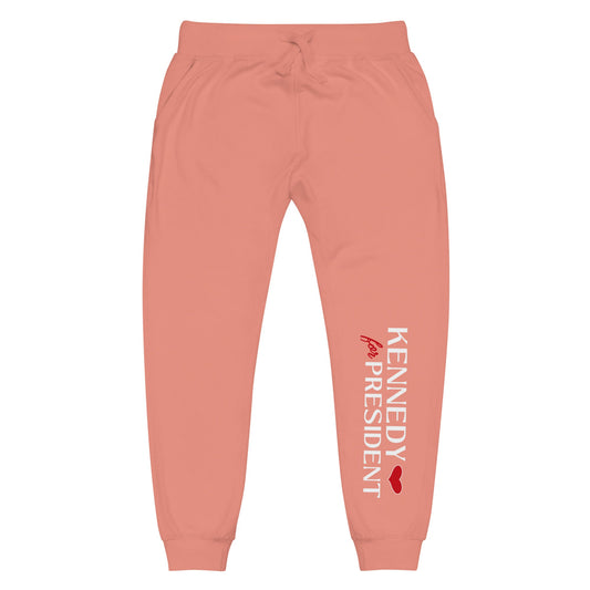 I Heart Kennedy Unisex Fleece Sweatpants - TEAM KENNEDY. All rights reserved