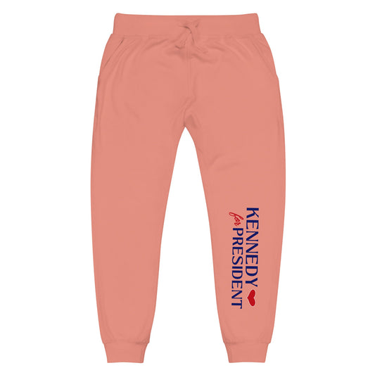 I Heart Kennedy Unisex Fleece Sweatpants - TEAM KENNEDY. All rights reserved