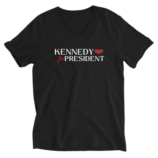 I Heart Kennedy Unisex Short Sleeve V - Neck T - Shirt - TEAM KENNEDY. All rights reserved
