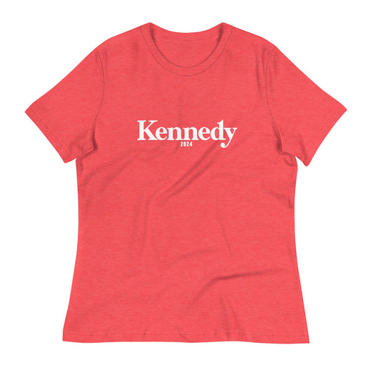Kennedy 2024 Women's Relaxed Tee - TEAM KENNEDY. All rights reserved