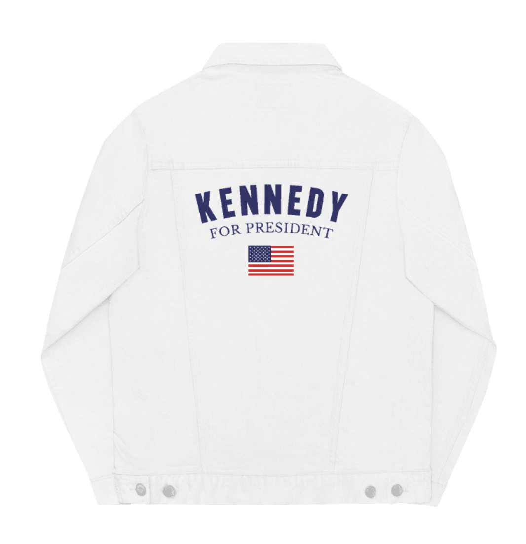 Kennedy 24 Pennant Unisex denim jacket - TEAM KENNEDY. All rights reserved