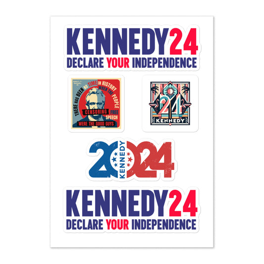 Kennedy 24 Sticker Sheet - TEAM KENNEDY. All rights reserved