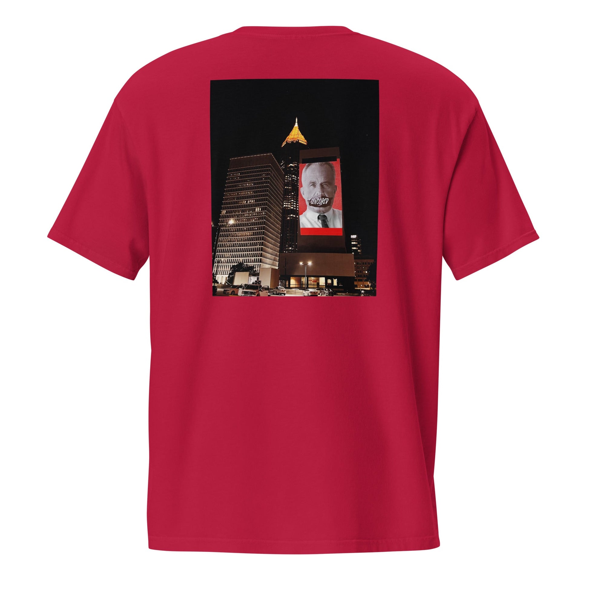 Kennedy Censored Skyline Unisex Pocket Tee - Team Kennedy Official Merchandise