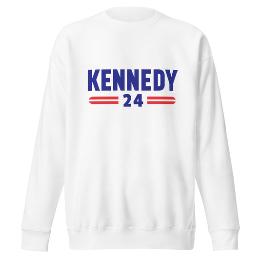 Kennedy Classic Premium Sweatshirt - White - TEAM KENNEDY. All rights reserved