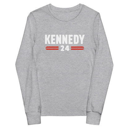 Kennedy Classic Youth Long Sleeve Tee - TEAM KENNEDY. All rights reserved