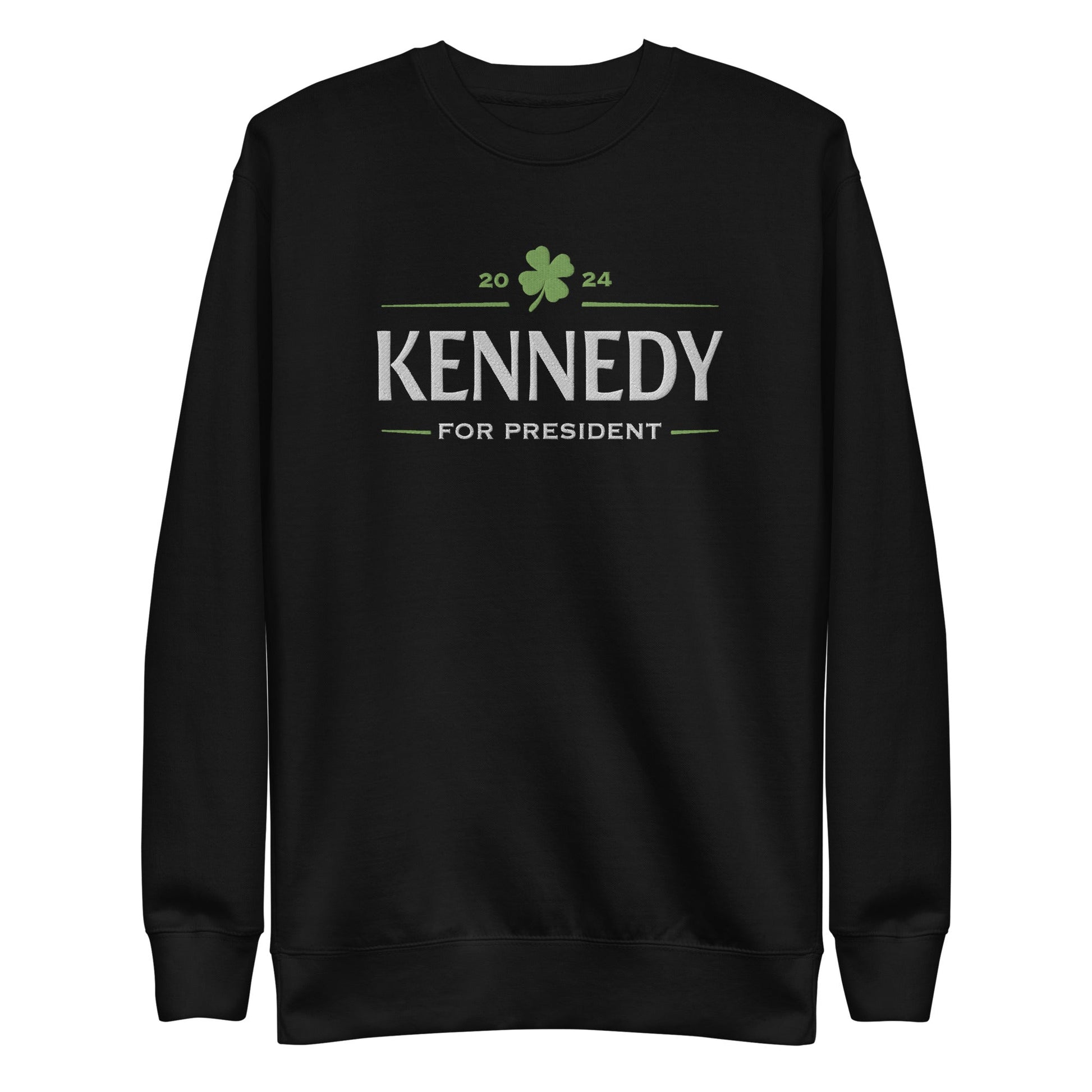 Kennedy Clover Embroidered Unisex Premium Sweatshirt - TEAM KENNEDY. All rights reserved