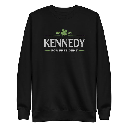 Kennedy Clover Embroidered Unisex Premium Sweatshirt - TEAM KENNEDY. All rights reserved