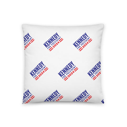 Kennedy for President 18"x18" Pillow - TEAM KENNEDY. All rights reserved