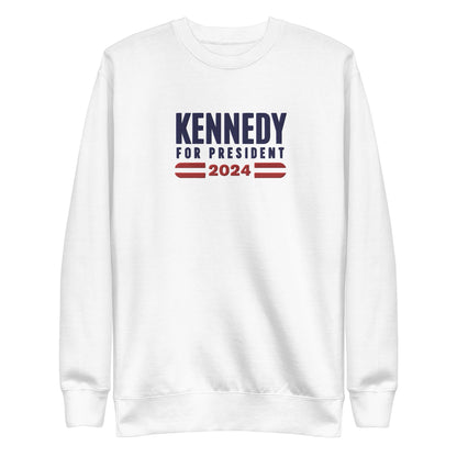 Kennedy for President 2024 Embroidered Unisex Premium Sweatshirt - TEAM KENNEDY. All rights reserved