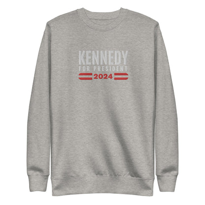 Kennedy for President 2024 Embroidered Unisex Premium Sweatshirt - TEAM KENNEDY. All rights reserved