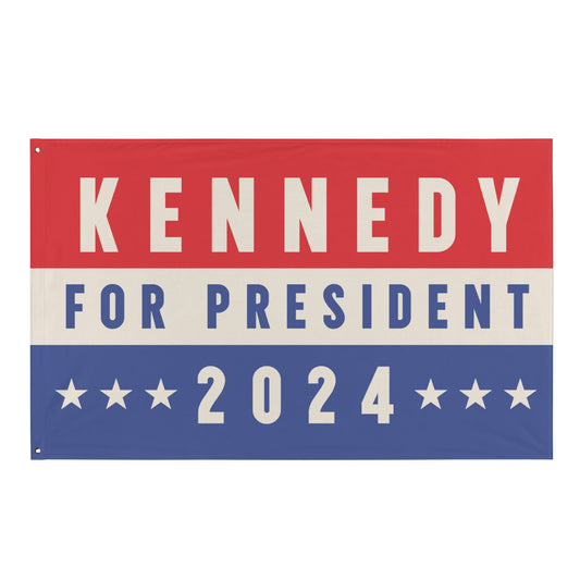 Kennedy for President 2024 Flag - TEAM KENNEDY. All rights reserved