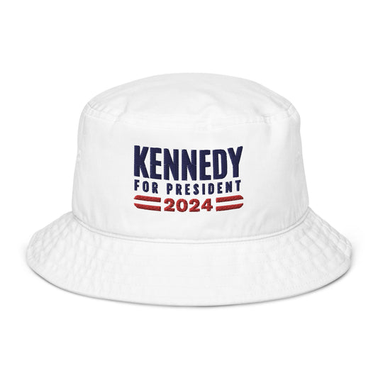 Kennedy for President 2024 Organic Bucket Hat - TEAM KENNEDY. All rights reserved