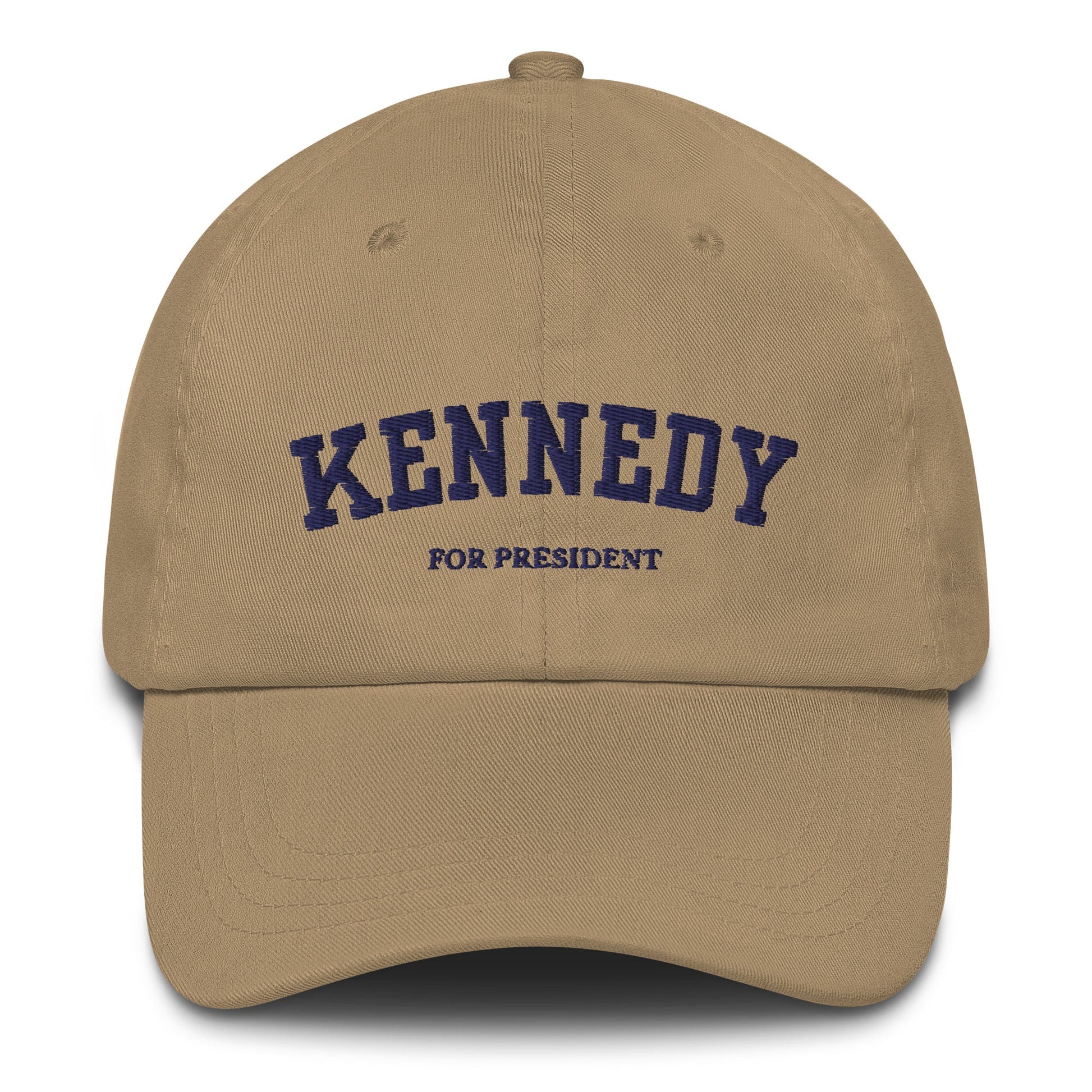 Kennedy For President Collegiate Embroidered Dad Hat - TEAM KENNEDY. All rights reserved