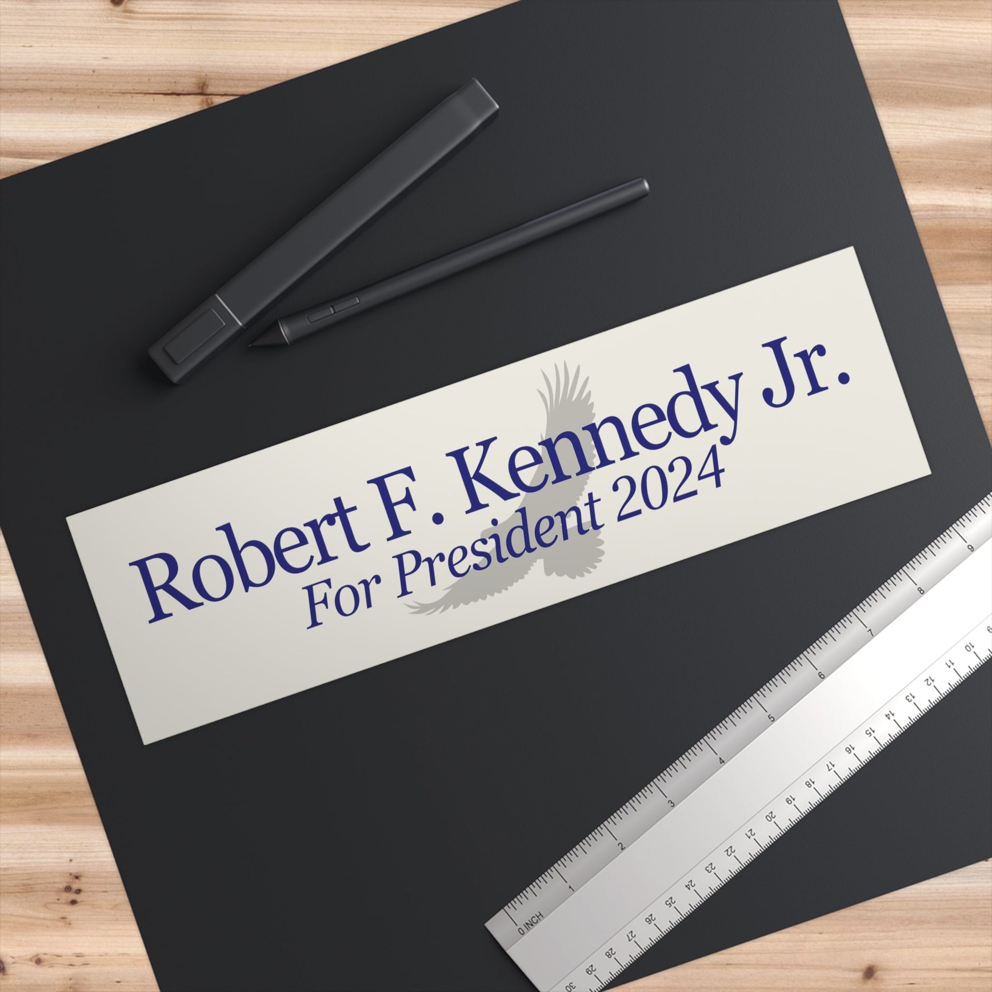 Kennedy for President Eagle Bumper Sticker - TEAM KENNEDY. All rights reserved