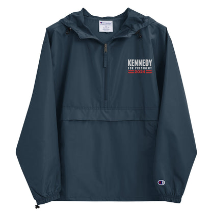 Kennedy for President Embroidered Champion Packable Jacket - Team Kennedy Official Merchandise