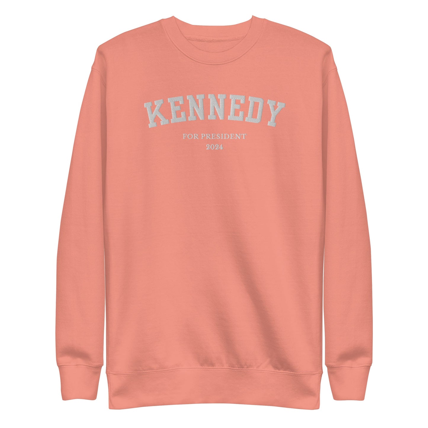 Kennedy for President Embroidered Collegiate Premium Sweatshirt - TEAM KENNEDY. All rights reserved