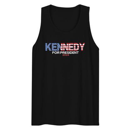 Kennedy for President Flag Men’s Tank Top - TEAM KENNEDY. All rights reserved