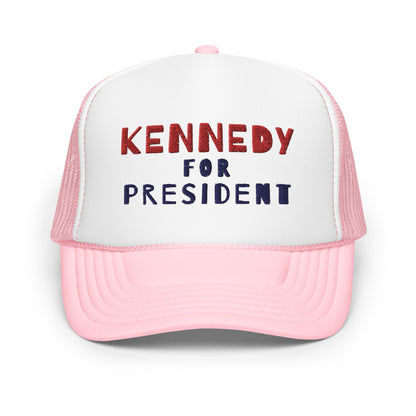 Kennedy for President Foam Trucker Hat - TEAM KENNEDY. All rights reserved