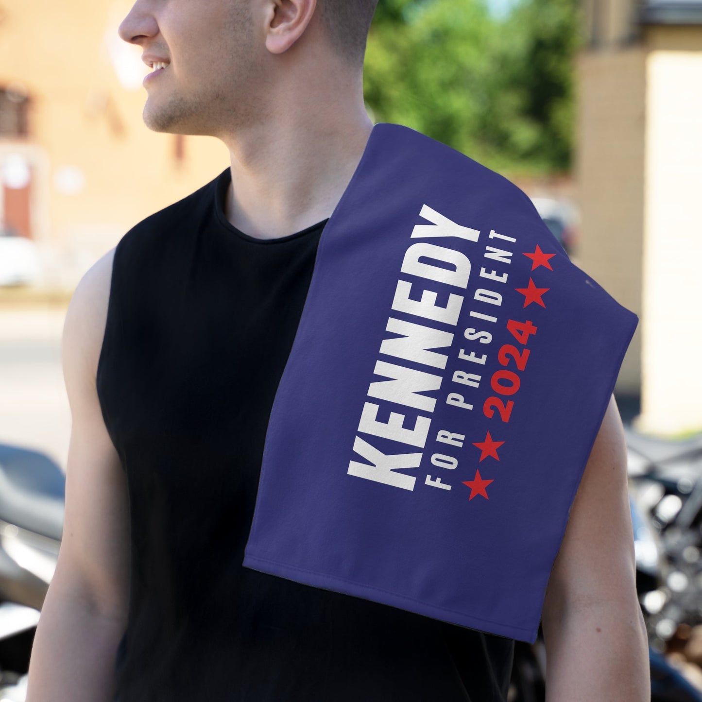 Kennedy for President Stars Rally Towel, 11x18 - TEAM KENNEDY. All rights reserved