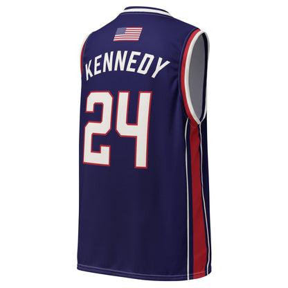 Kennedy for President Unisex Basketball Jersey - TEAM KENNEDY. All rights reserved
