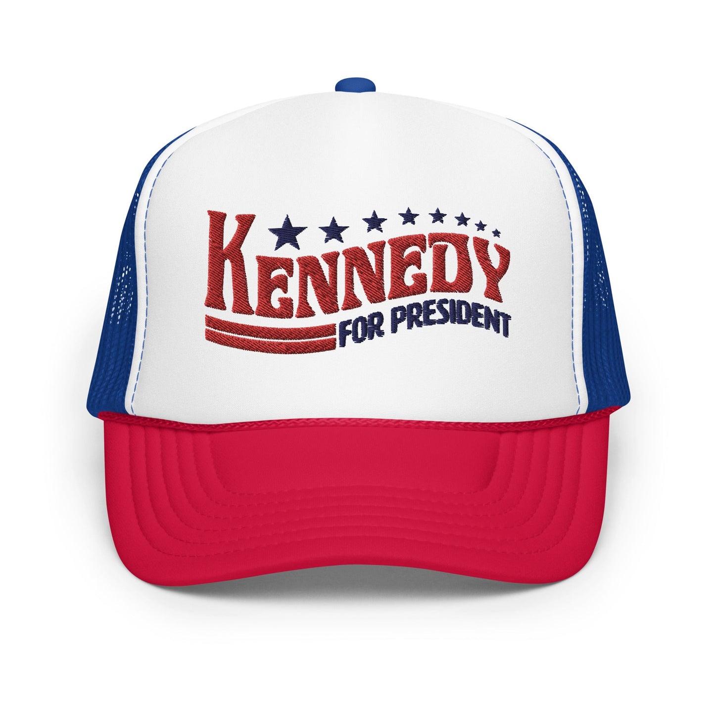 Kennedy for President Vintage Foam Trucker Hat - Team Kennedy Official Merchandise
