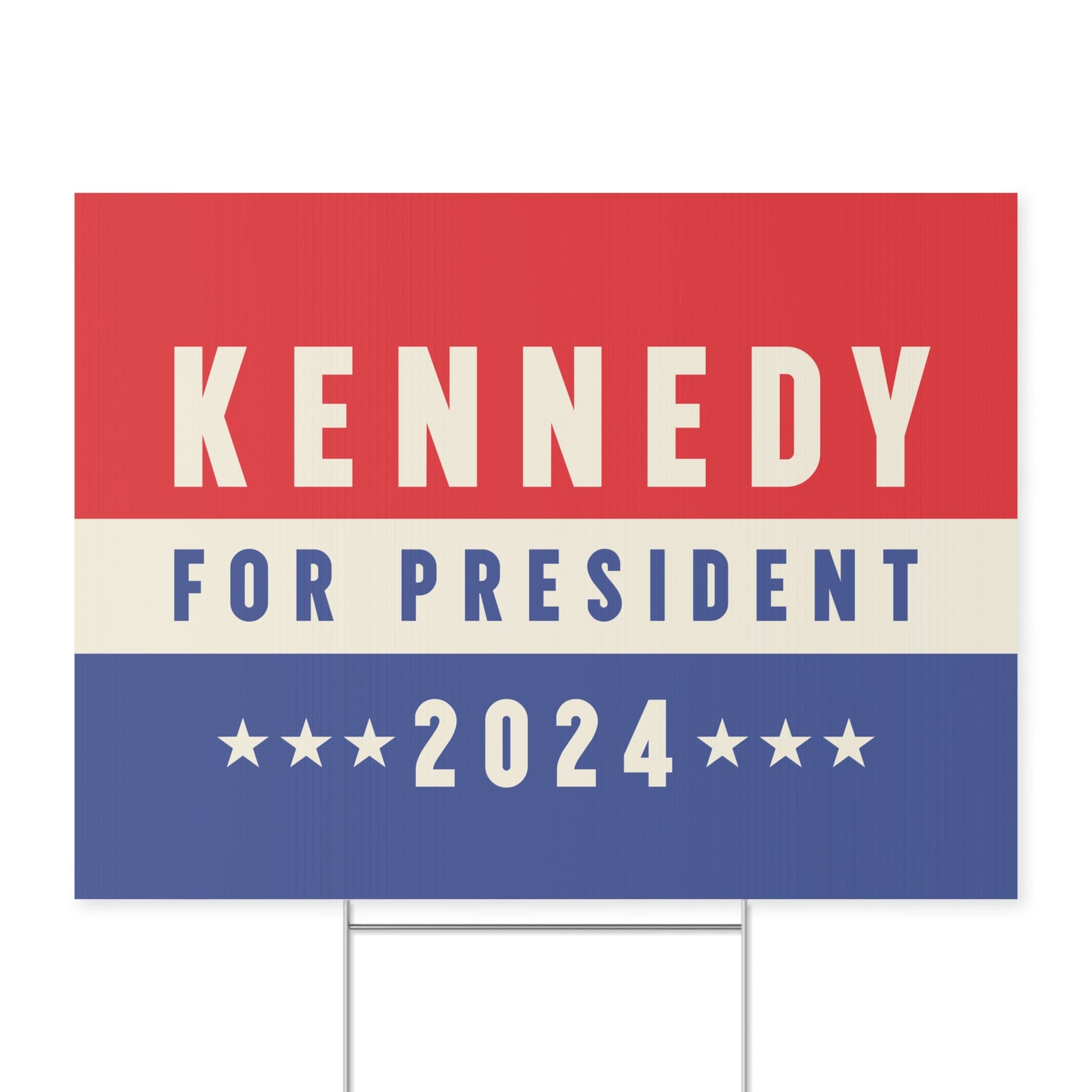 Kennedy for President Vintage Yard Sign - TEAM KENNEDY. All rights reserved