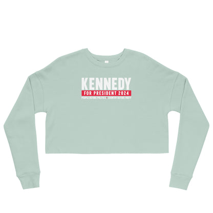 Kennedy for the People Crop Sweatshirt - TEAM KENNEDY. All rights reserved