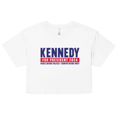 Kennedy for the People Women’s Crop Top - TEAM KENNEDY. All rights reserved