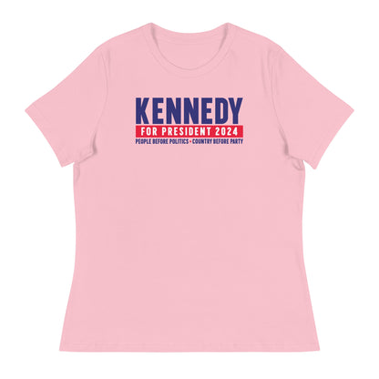 Kennedy for the People Women's Relaxed Tee - TEAM KENNEDY. All rights reserved