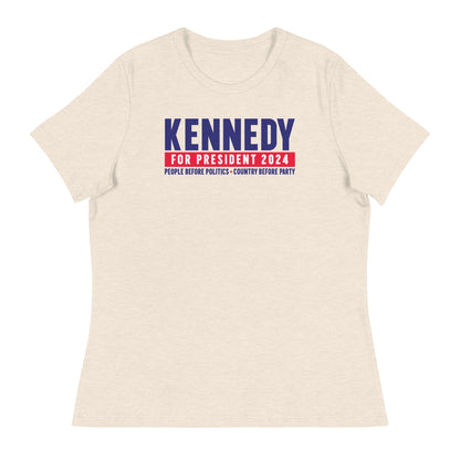Kennedy for the People Women's Relaxed Tee - TEAM KENNEDY. All rights reserved