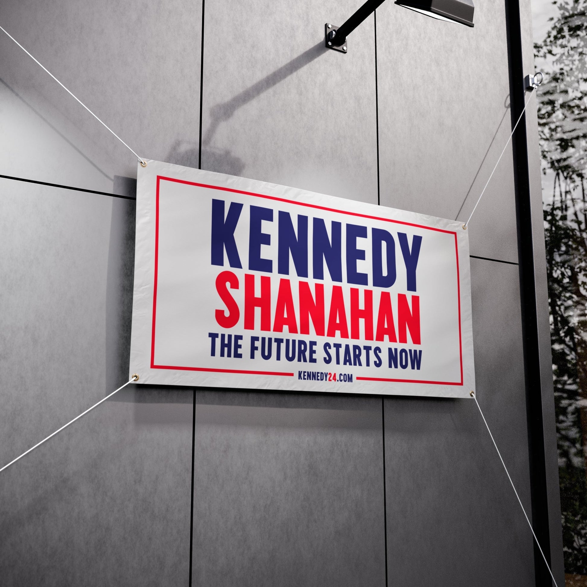 Kennedy Shanahan 2024 Banner | White - TEAM KENNEDY. All rights reserved