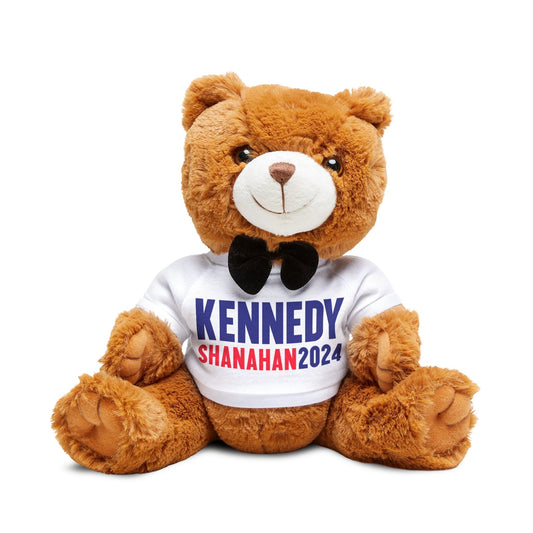 Kennedy Shanahan 2024 Teddy Bear with T - Shirt - TEAM KENNEDY. All rights reserved