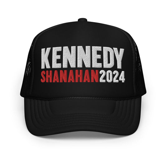Kennedy Shanahan Embroidered Foam Trucker Hat - TEAM KENNEDY. All rights reserved