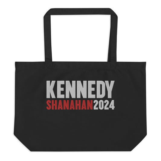 Kennedy Shanahan Large Embroidered Tote Bag - TEAM KENNEDY. All rights reserved