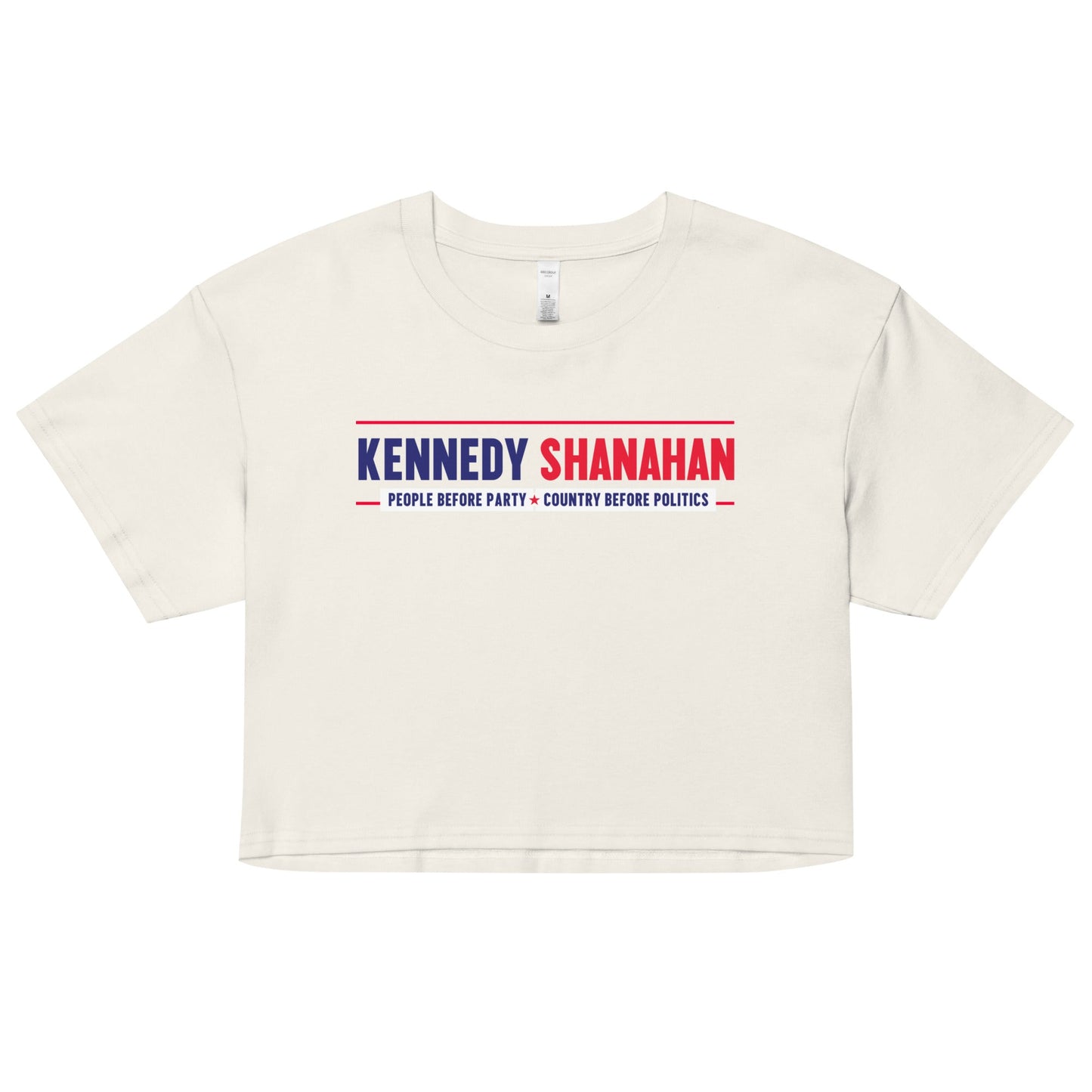 Kennedy Shanahan | People before Party, Country Before Politics Women’s Crop Top - TEAM KENNEDY. All rights reserved
