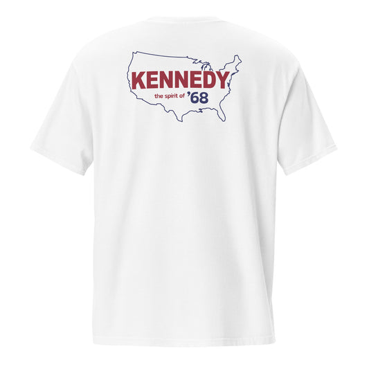 Kennedy Spirit of '68 Unisex Pocket Tee - TEAM KENNEDY. All rights reserved