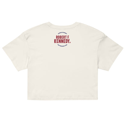 Kennedy Spirit of '68 Women's Crop Top - TEAM KENNEDY. All rights reserved