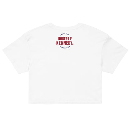 Kennedy Spirit of '68 Women's Crop Top - TEAM KENNEDY. All rights reserved
