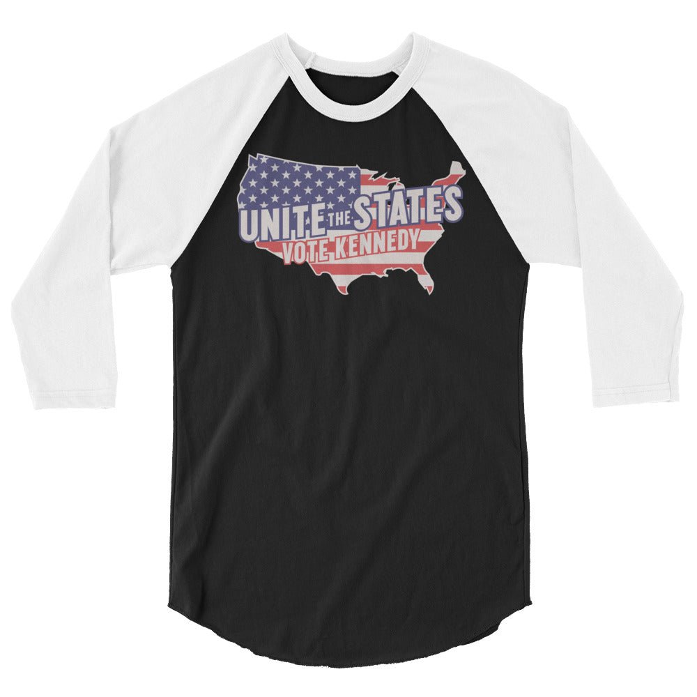 Kennedy Unite the States 3/4 Sleeve Raglan Shirt - Team Kennedy Official Merchandise