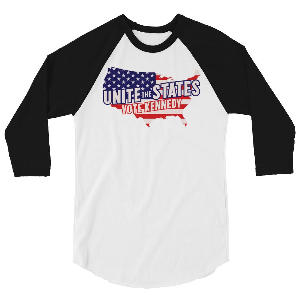 Kennedy Unite the States 3/4 Sleeve Raglan Shirt - Team Kennedy Official Merchandise