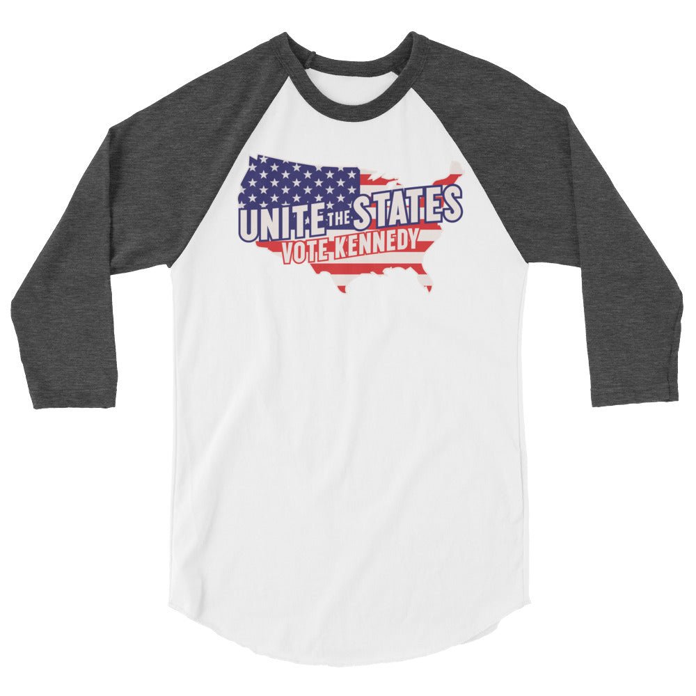 Kennedy Unite the States 3/4 Sleeve Raglan Shirt - Team Kennedy Official Merchandise