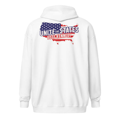 Kennedy Unite the States Embroidered Zip Hoodie - Team Kennedy Official Merchandise