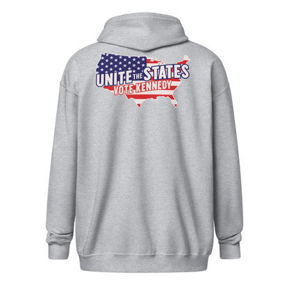 Kennedy Unite the States Embroidered Zip Hoodie - Team Kennedy Official Merchandise