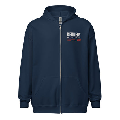 Kennedy Unite the States Embroidered Zip Hoodie - Team Kennedy Official Merchandise