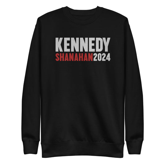 Kennedy x Shanahan Embroidered Unisex Sweatshirt - TEAM KENNEDY. All rights reserved