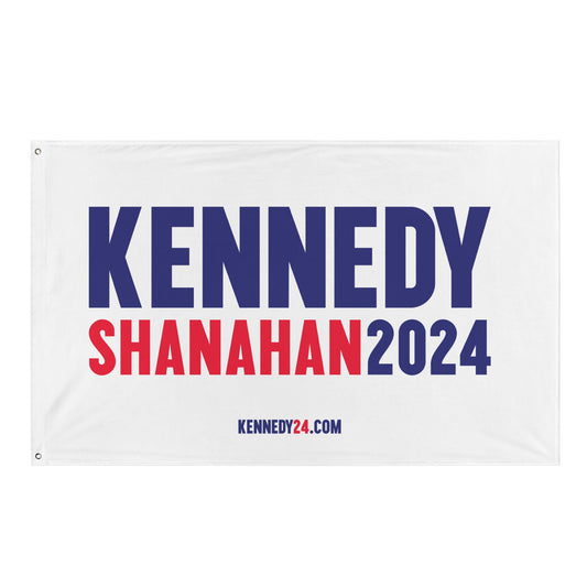 Kennedy x Shanahan Flag | White - TEAM KENNEDY. All rights reserved